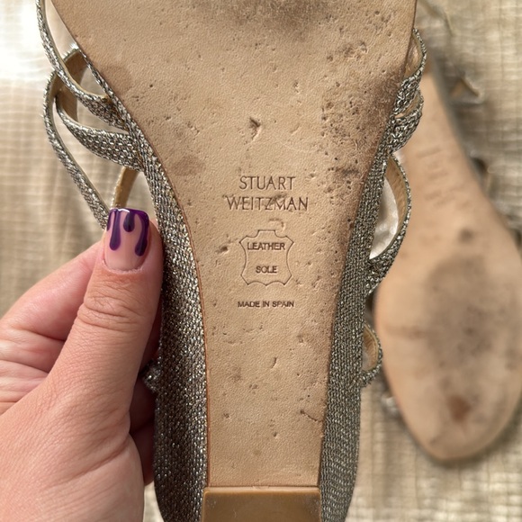 Stuart weitzman gold sandals - Picture 4 of 4